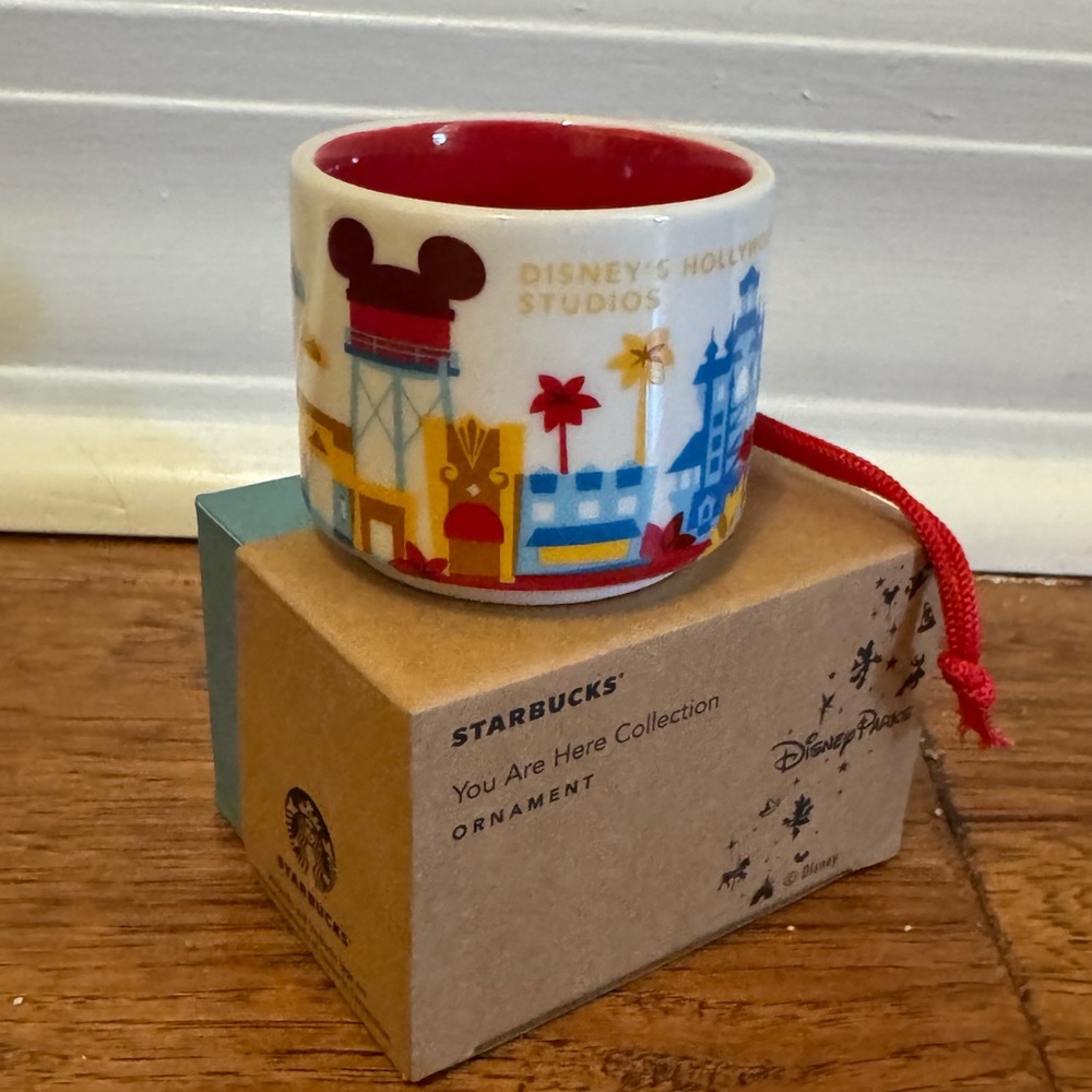 Starbucks You Are Here series 1 Disney’s Hollywood Studios mini mug ornament